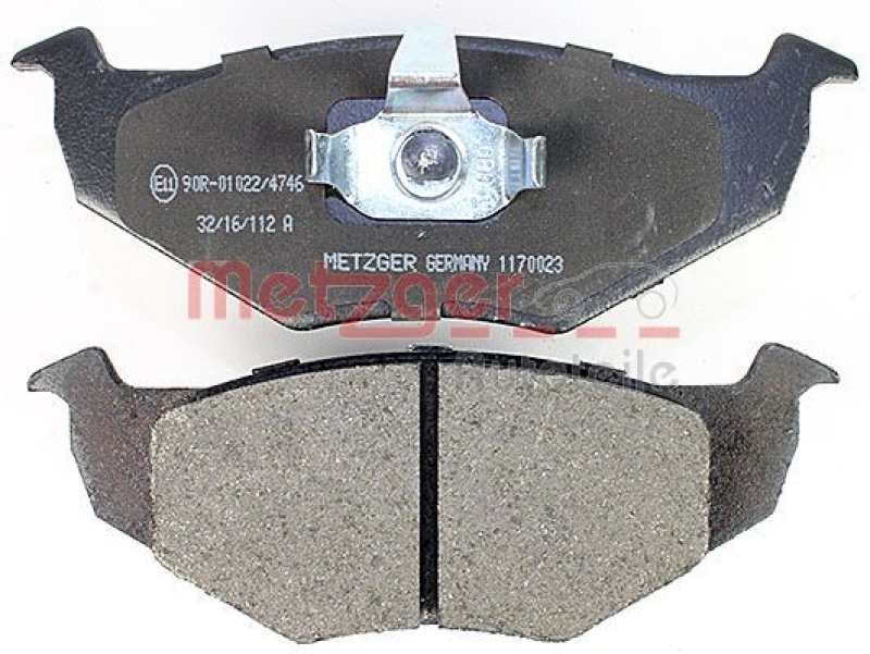 METZGER Brake Pad Set, disc brake