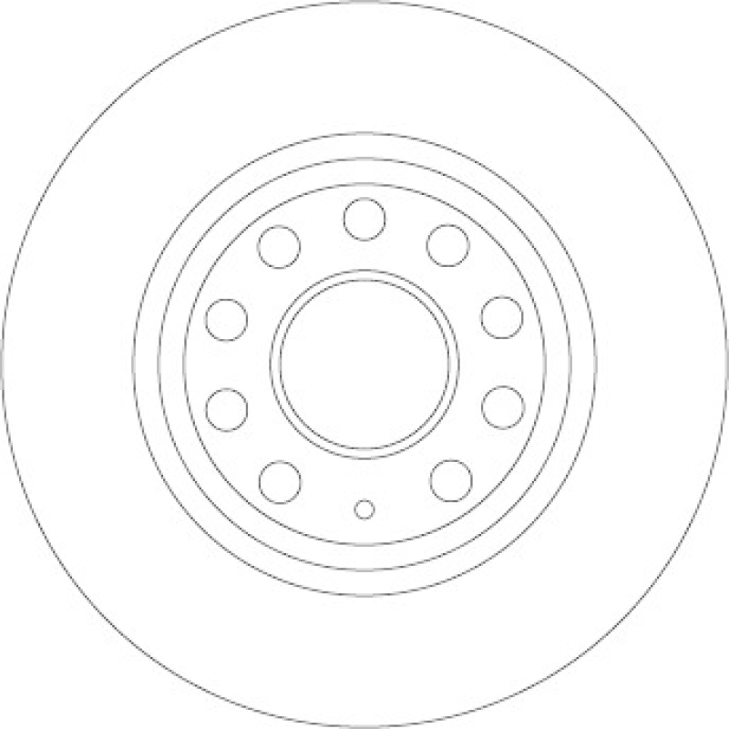 2x TRW Bremsscheibe