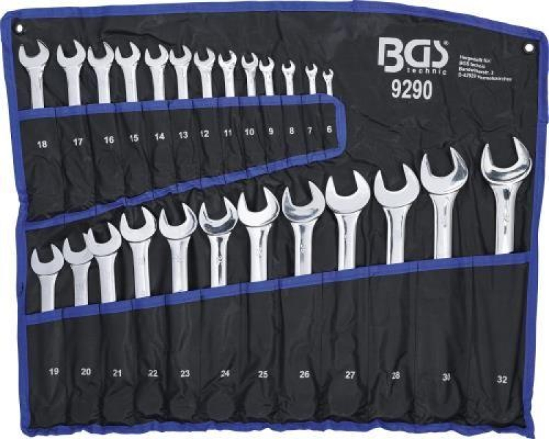 BGS Spanner Set, ring / open ended