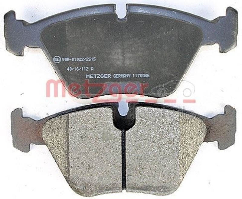 METZGER Brake Pad Set, disc brake