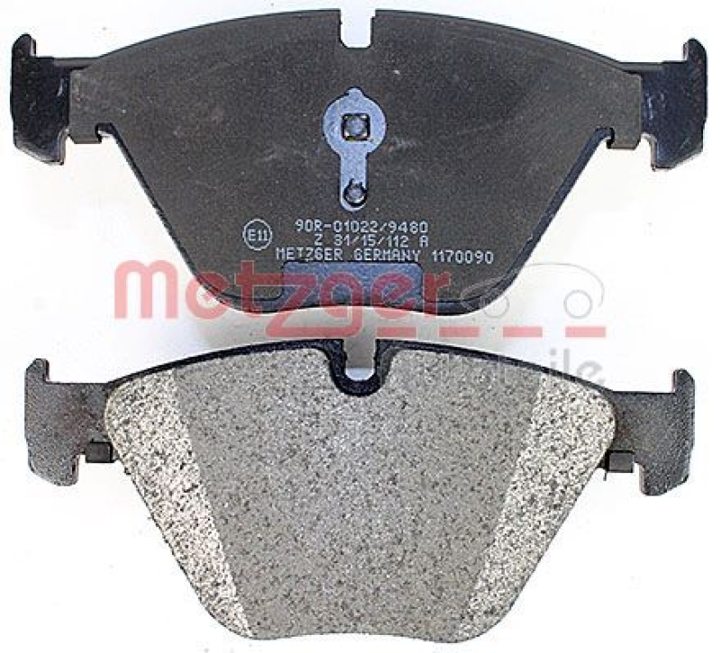 METZGER Brake Pad Set, disc brake