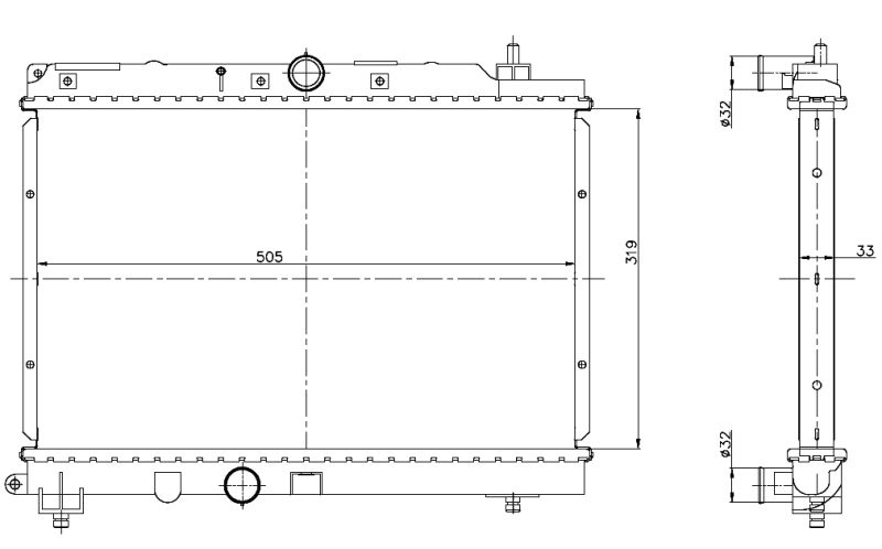 NRF Kühler, Motorkühlung EASY FIT