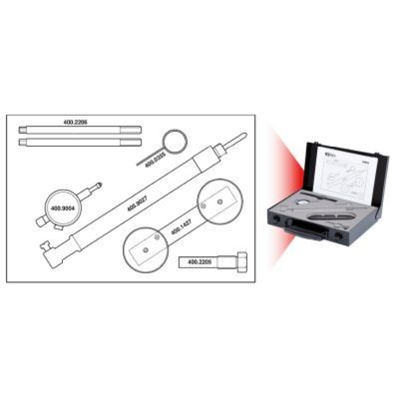 KS TOOLS Adjustment Tool Set, valve timing