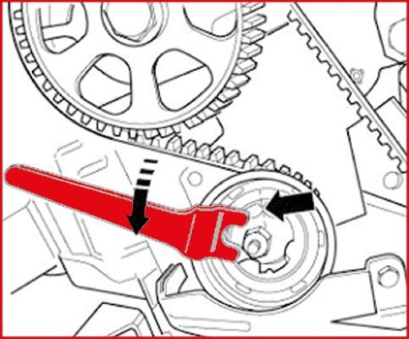 KS TOOLS Einstellwerkzeugsatz, Steuerzeiten