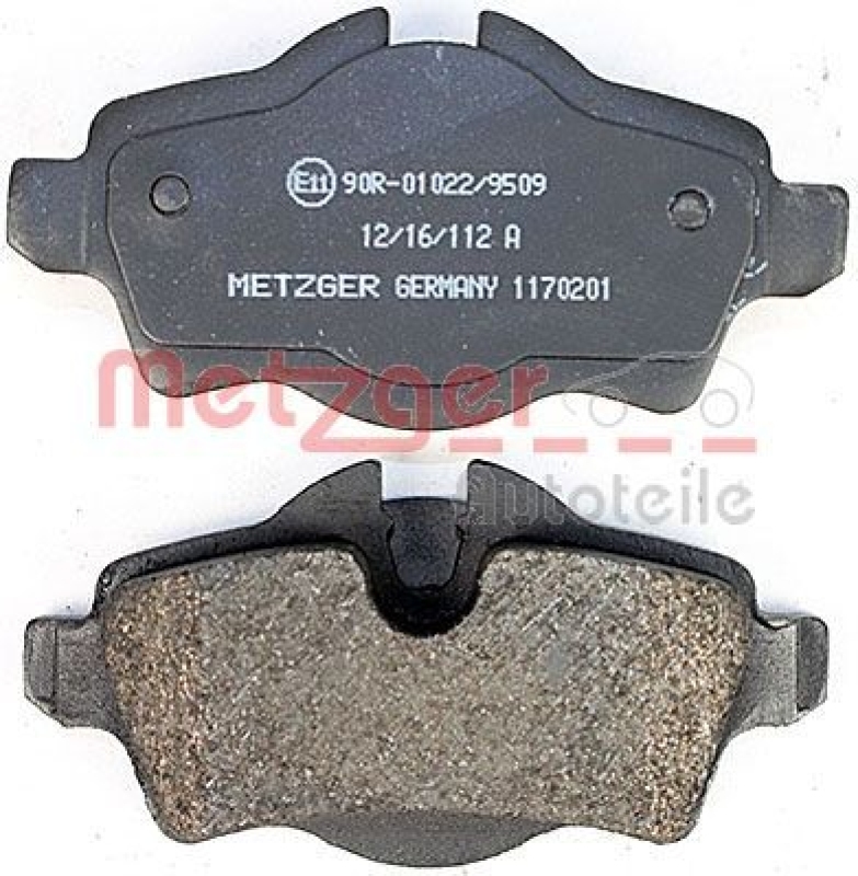 METZGER Brake Pad Set, disc brake