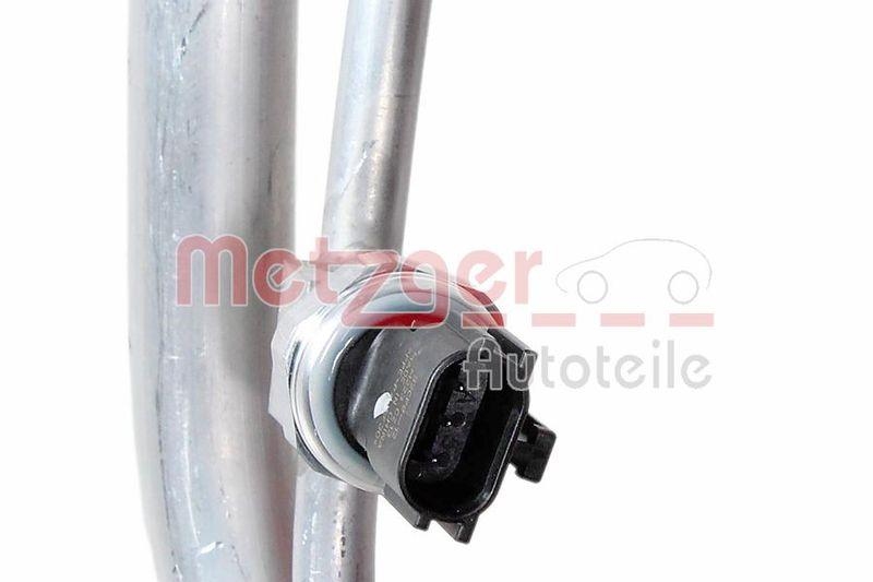 METZGER High-/Low Pressure Line, air conditioning OE-part