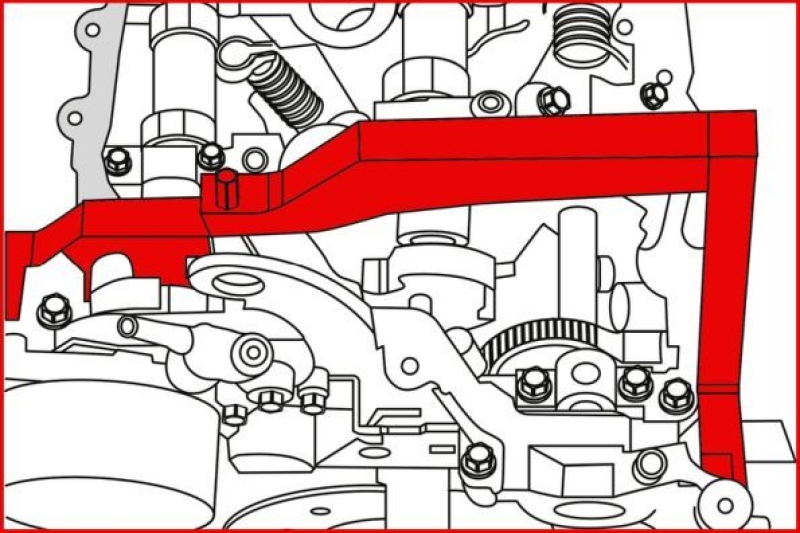 KS TOOLS Adjustment Tool Set, valve timing