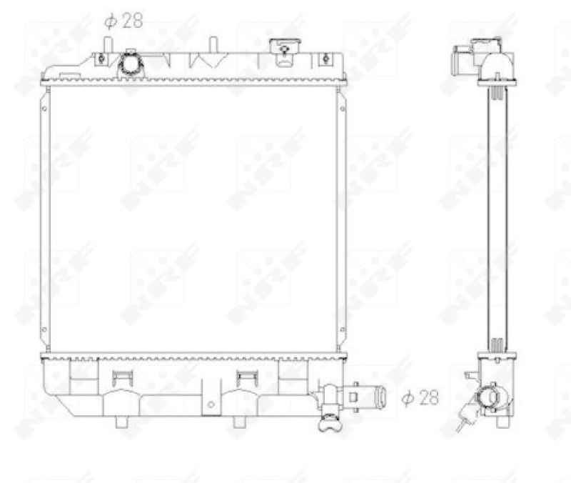 NRF Radiator, engine cooling