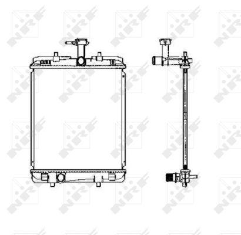 NRF Radiator, engine cooling