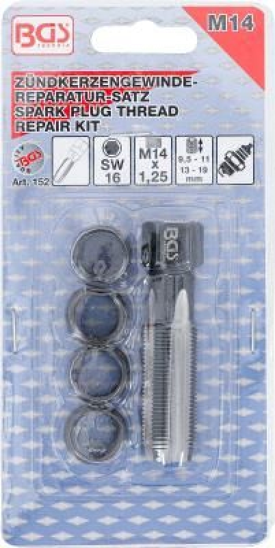 BGS Thread Cutter Tool Set, spark plug