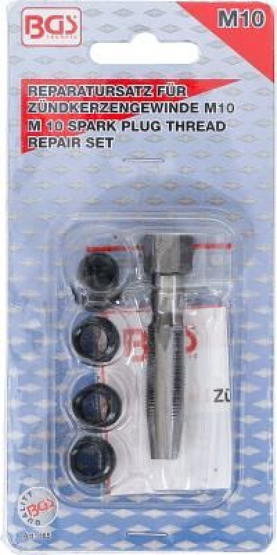 BGS Thread Cutter Tool Set, spark plug