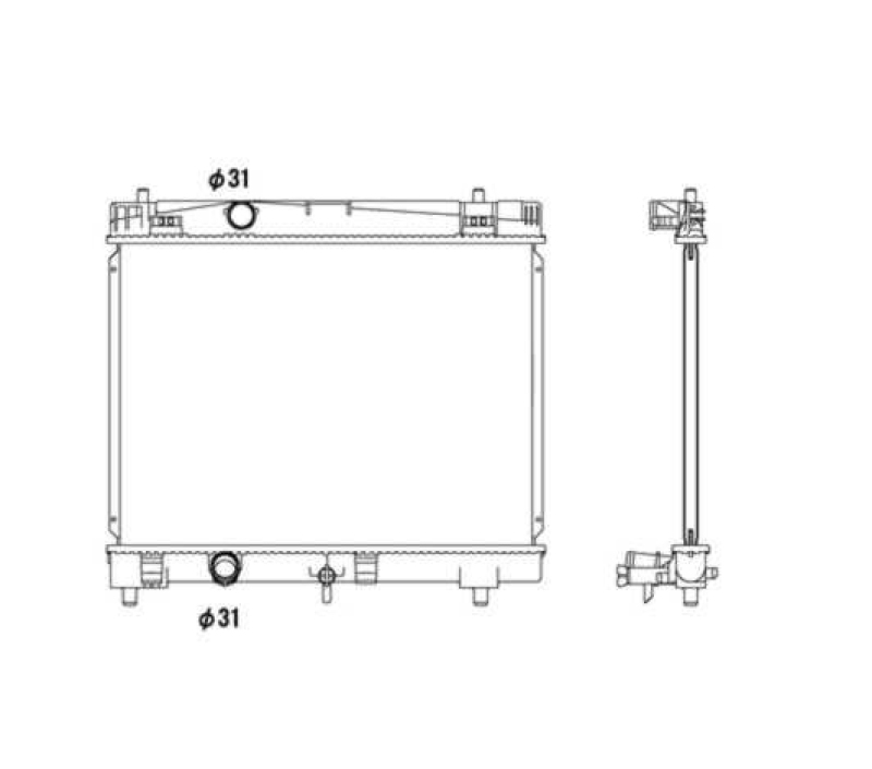 NRF Radiator, engine cooling