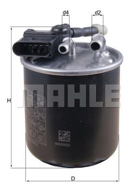 MAHLE Fuel filter